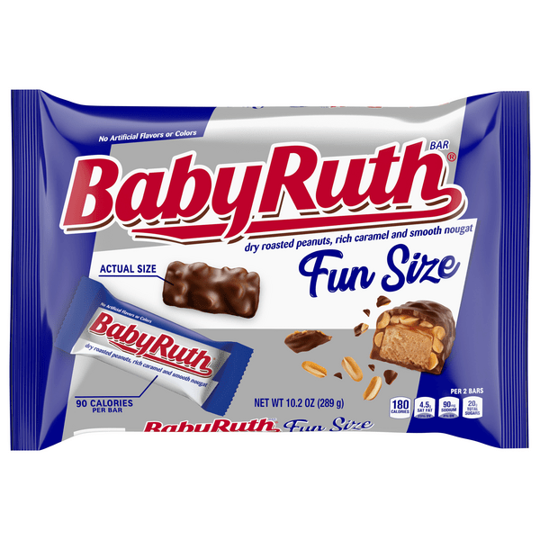 Save on Baby Ruth Peanuts Caramel & Nougat Candy Bars Fun Size Order