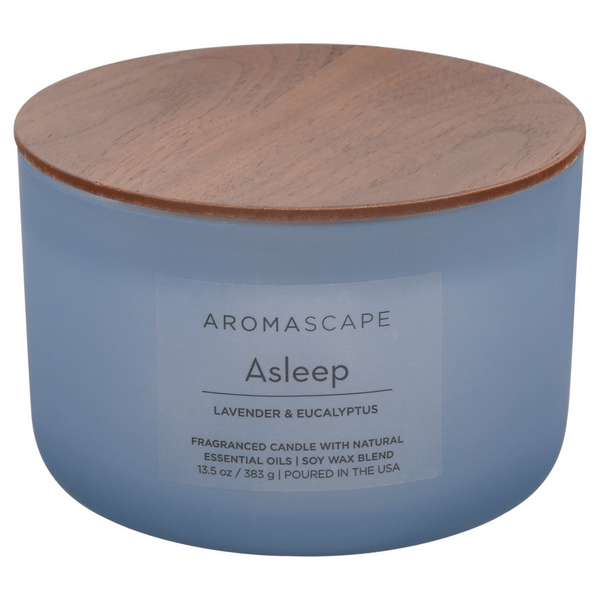 Save on Aromascape Soy Wax Blend Candle Lavender + Eucalyptus Asleep