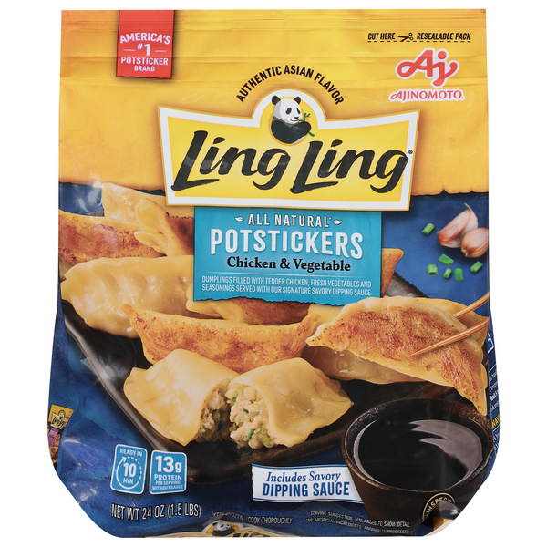 Save on Ling Ling Potstickers Chicken & Vegetable Dumplings Order Online Delivery Stop & Shop