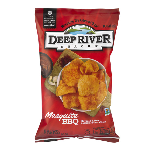 Save on Deep River Snacks Mesquite BBQ Kettle Cooked Potato Chips Order