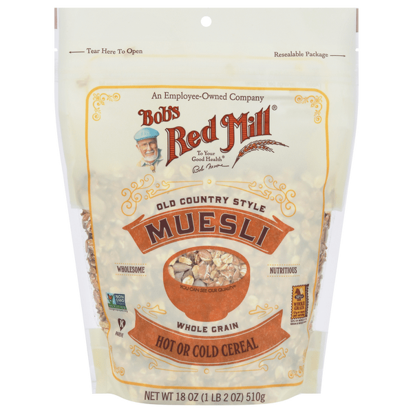 Save on Bob's Red Mill Muesli Old Country Style Hot or Cold Cereal