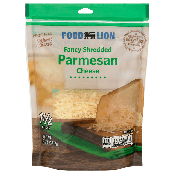 Save on Food Lion Parmesan Cheese Fancy Shredded Natural Order Online
