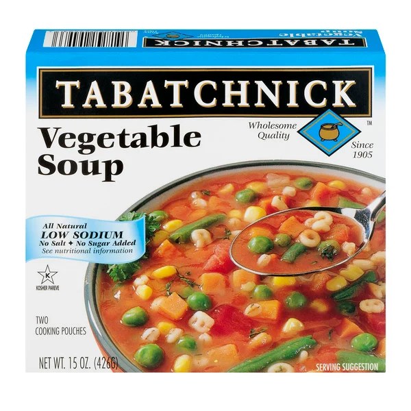 Save on Tabatchnick Kosher Low Sodium Vegetable Soup 2 ct Frozen