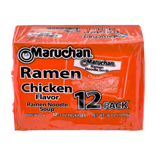 Save on Maruchan Ramen Noodle Soup Chicken Flavor 12 ct Order Online