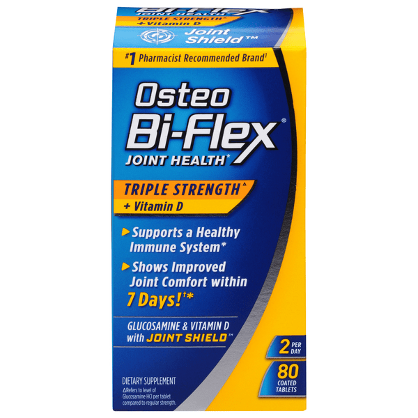 Save on Osteo BiFlex Glucosamine Chondroitin MSM 5Loxin Triple Strength Caplets Order Online