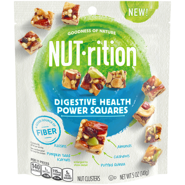 Save on Planters NUTrition Nut Clusters Digestive Health Power Squares