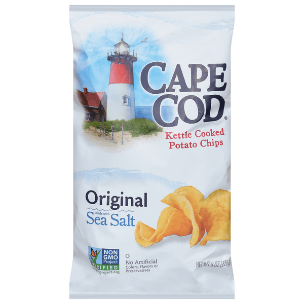 Save on Cape Cod Kettle Cooked Potato Chips with Sea Salt Original