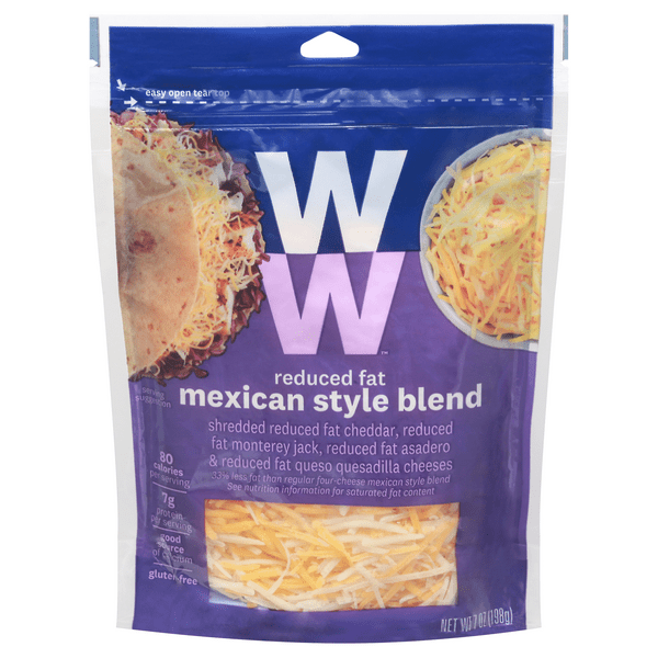 Save on WW (Weight Watchers) Mexican Style 4 Cheese Blend Reduced Fat
