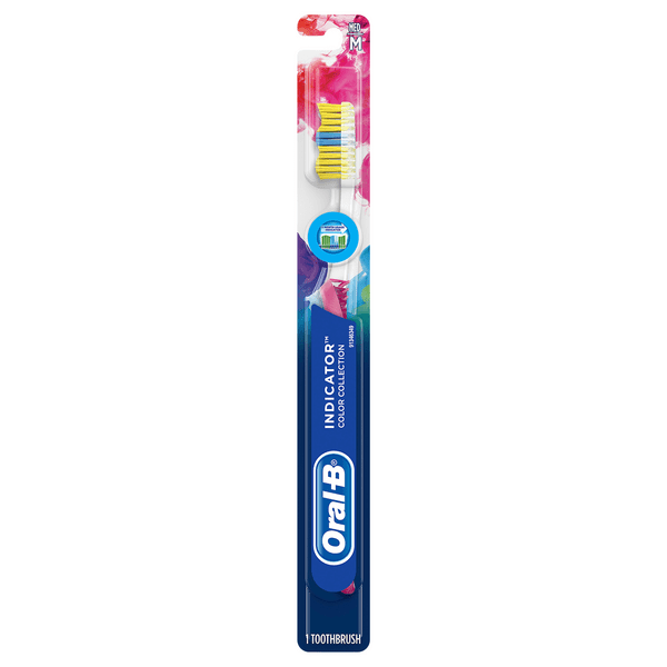 Save on OralB Indicator Color Collection Toothbrush Medium Head Order
