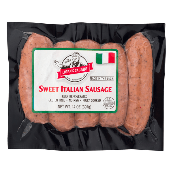 Save on Logan's Sausage Sweet Italian Fully Cooked 5 ct Order Online Delivery Giant