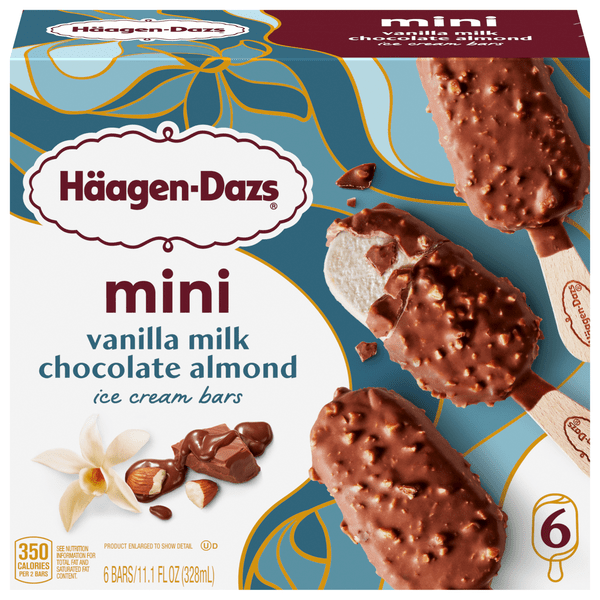 Save on HaagenDazs Mini Ice Cream Bars Vanilla & Almonds 6 ct Order