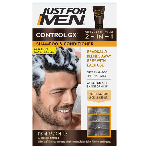 Save on Just For Men ControlGX Grey Reducing 2in1 Shampoo