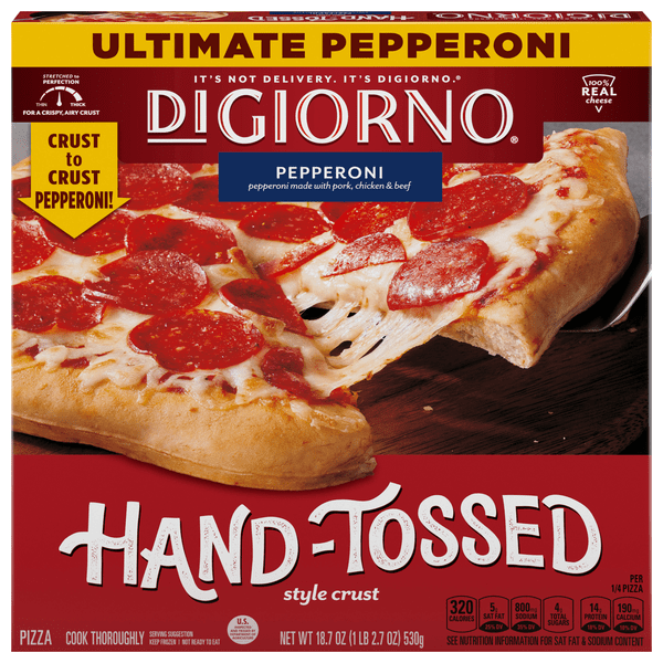 Save on DiGiorno Pizzeria! Hand Tossed Crust Pizza Primo Pepperoni