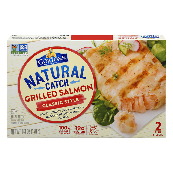 Save on Gorton's Grilled Salmon Classic Grilled Gluten Free 2 ct