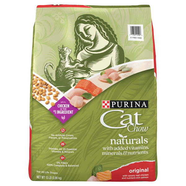 Save on Purina Cat Chow Naturals Original Dry Cat Food Chicken & Salmon