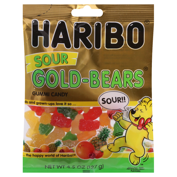 Save on Haribo Gummi Candy Sour GoldBears Order Online Delivery MARTIN'S