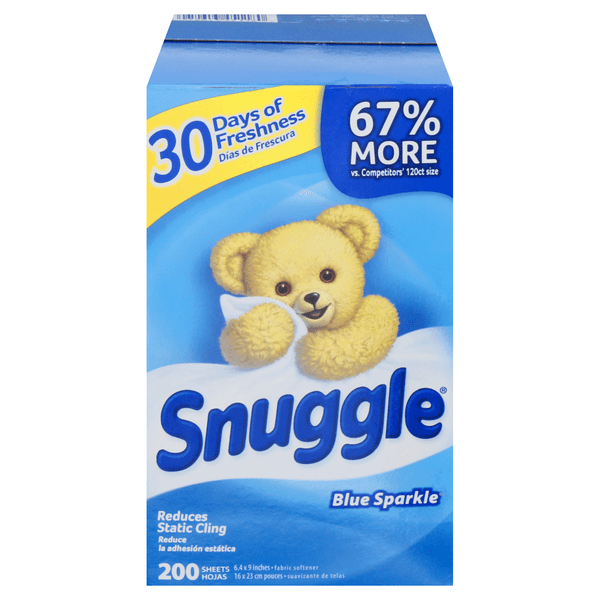 Save on Snuggle Dryer Sheets Blue Sparkle Order Online Delivery MARTIN'S