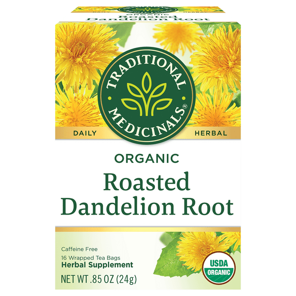 Save on Traditional Medicinals Roasted Dandelion Root Herbal Tea Bags Organic Order Online