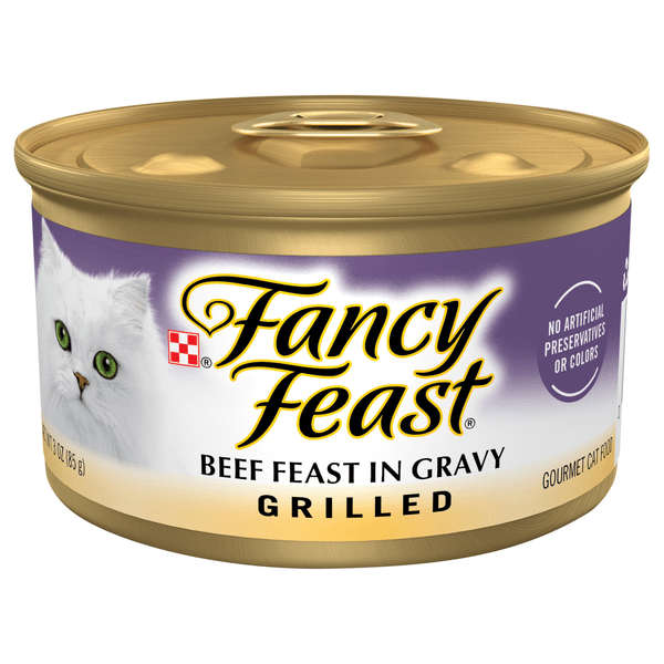 Save on Fancy Feast Wet Cat Food Grilled Beef Feast in Gravy Order