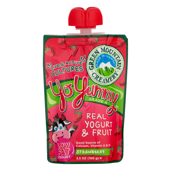 Save on Green Mountain Creamery Yo Yummy Yogurt Strawberry Low Fat