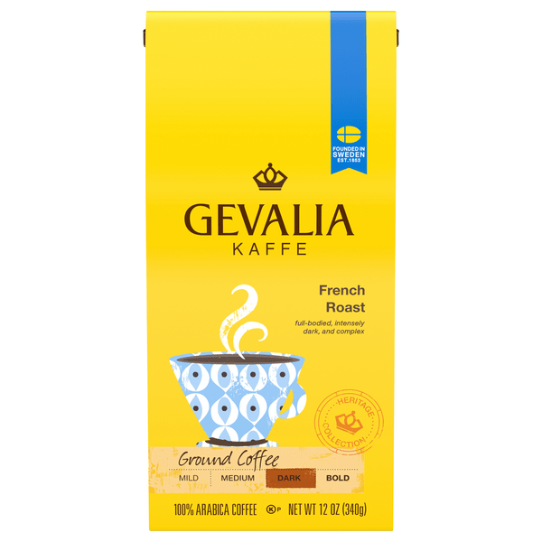 Save on Gevalia French Dark Roast Coffee (Ground) Order Online Delivery