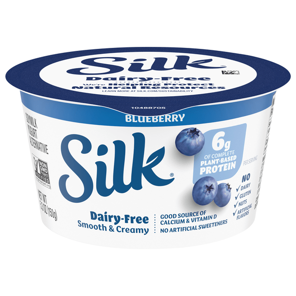 Save on Silk Dairy Free Blueberry Soymilk Yogurt Alternative Cup Order