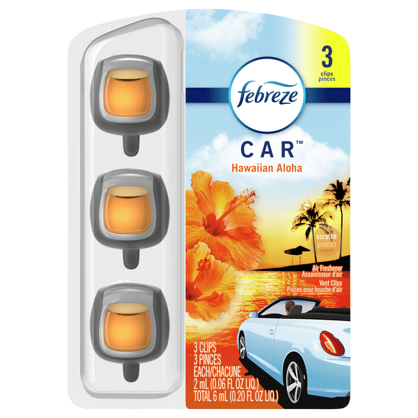 Save on Febreze Car Vents Clips Air Freshener Hawaiian Aloha Order
