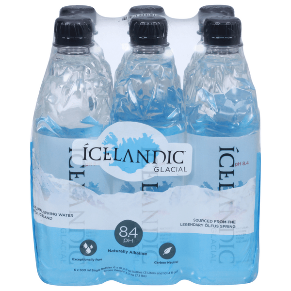 Save on Icelandic Glacial Spring Water 6 pk Order Online Delivery