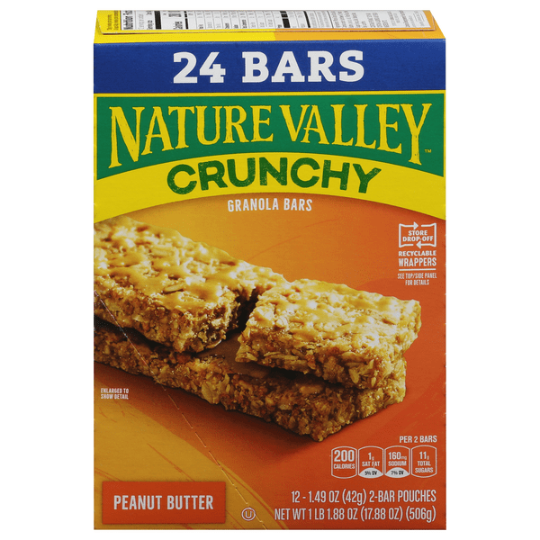 Save on Nature Valley Crunchy Granola Bars Peanut Butter 12 ct Order