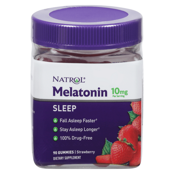 Save on Natrol Melatonin Sleep 10 mg Gummies Strawberry Order Online