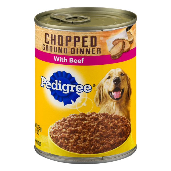 Save on Pedigree Dog Food Chopped Ground Dinner with Beef Order Online Delivery GIANT