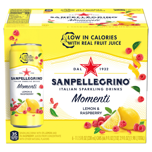 Save on San Pellegrino Momenti Italian Sparkling Drink Lemon