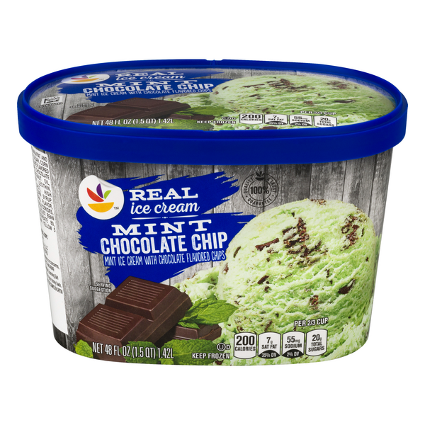 Save on Our Brand Real Ice Cream Mint Chocolate Chip Order Online