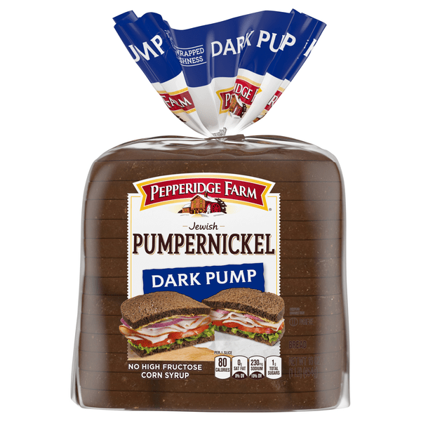 Save on Pepperidge Farm Jewish Pumpernickel Bread Dark Pump Order