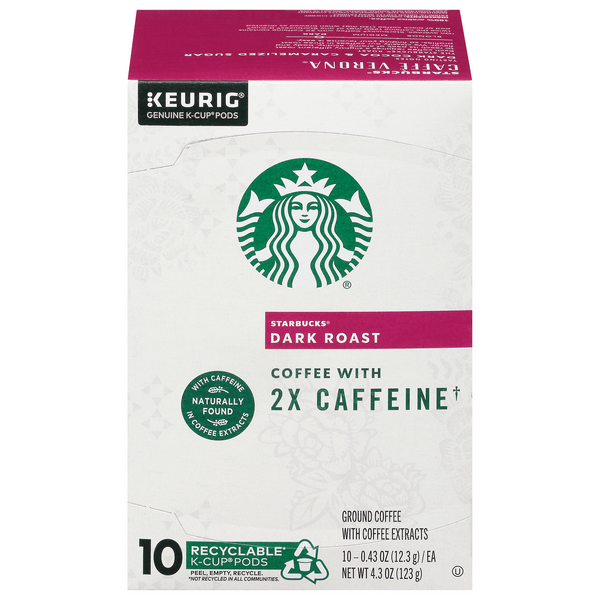 Save on Starbucks Plus Dark Roast Coffee KCups Order Online Delivery