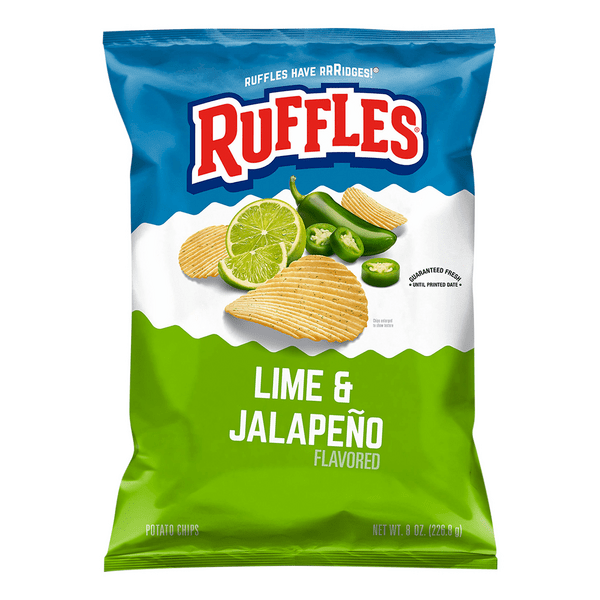 Save on Ruffles Potato Chips Lime & Jalapeno Order Online Delivery GIANT