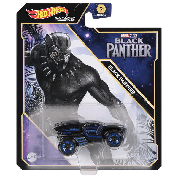 Save on Mattel Hot Wheels Character Cars Black Panther Ages 3+ Order