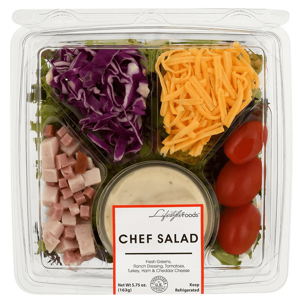Save on Lifestyle Foods Chef Salad with Turkey & Ham Order Online