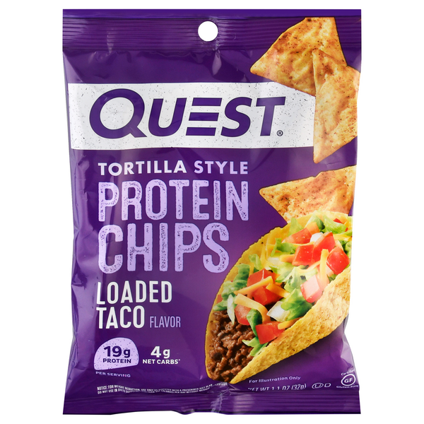 Save on Quest High Protein Chips Tortilla Style Loaded Taco Low Carb Keto Order Online Delivery
