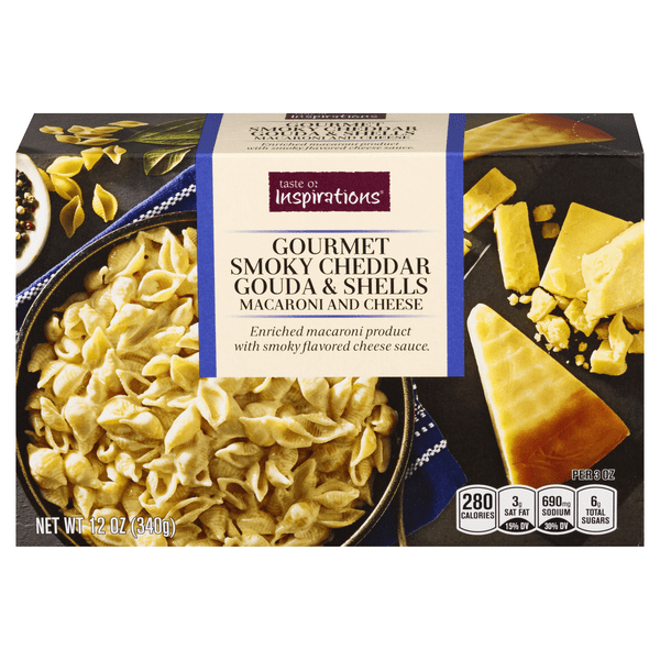 Save on Taste of Inspirations Macaroni & Cheese Smoky Gouda Cheddar