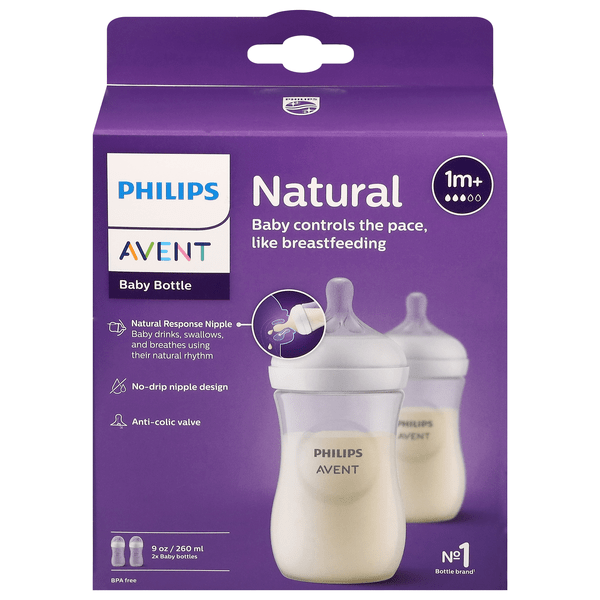 Save on Philips Avent Natural Baby Bottle 9 oz 1m+ Order Online