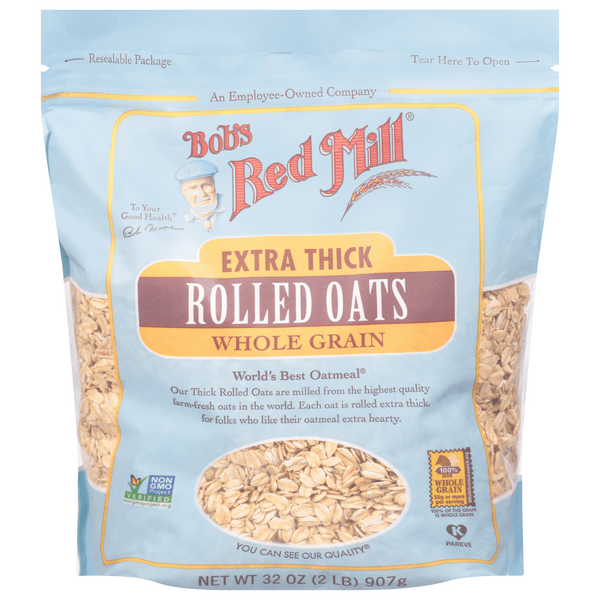 Save on Bob's Red Mill Extra Thick Rolled Oats Whole Grain Order Online Delivery Giant