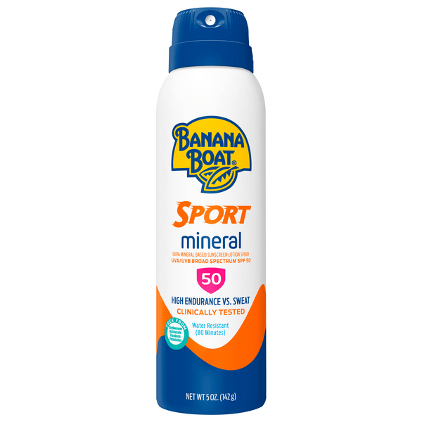 Save on Banana Boat Sport Mineral Sunscreen Spray SPF 50 Order Online Delivery MARTIN'S