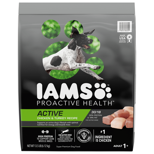 Save on IAMS Proactive Health Active Dry Dog Food Chicken & Turkey