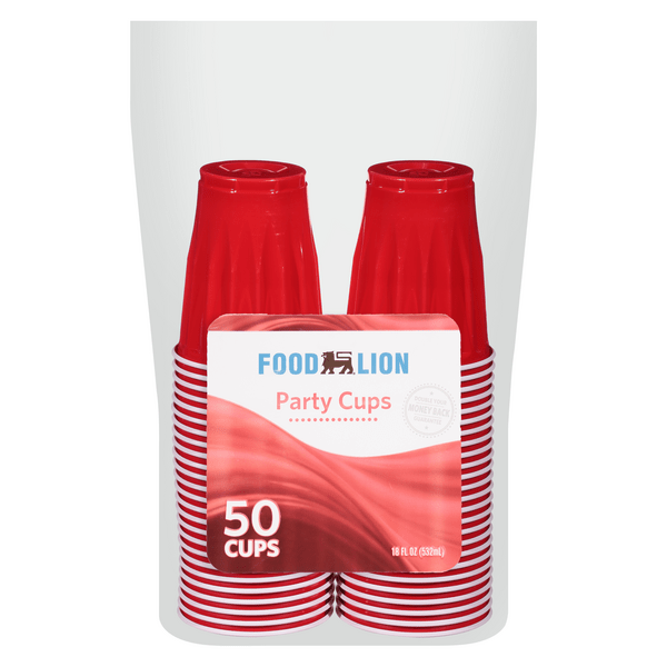 Save on Food Lion Party Cups Red 18 oz Order Online Delivery Food Lion