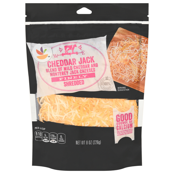 Save on Our Brand Cheddar Jack Cheese Finely Shredded Natural Order