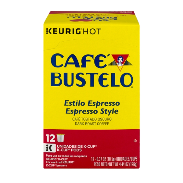Save on Cafe Bustelo Espresso Style Dark Roast Coffee KCups Order