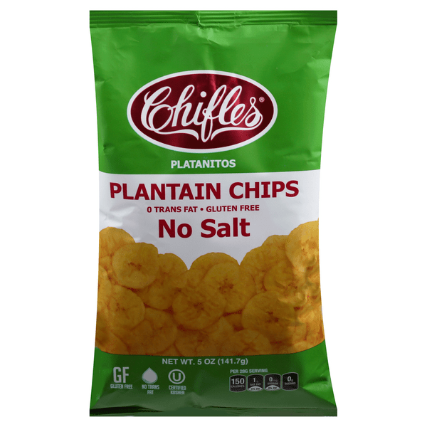 Save on Chifles Plantain Chips No Salt Gluten Free Order Online