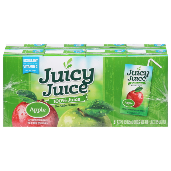 Save on Juicy Juice 100 Apple Juice No Added Sugar 8 pk Order Online