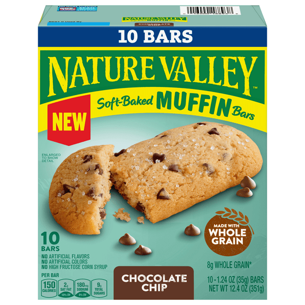 Save on Nature Valley SoftBaked Bar Chocolate Chip Muffin 10 ct